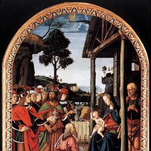 Пьетро Перуджино - Поклонение волхвов (Епифания), ок.1476