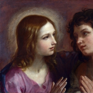 Рени Гвидо - Христос, обнимающий Иоанна Крестителя