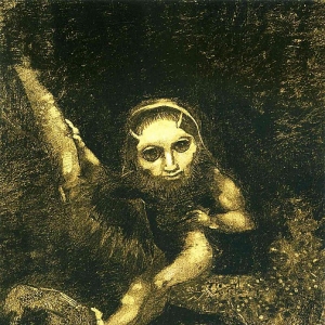 Одилон Редон - Эльф Калибан, ок.1870