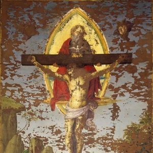 Рафаэль Санти - Святая Троица со святыми Себастьяном и Рохом