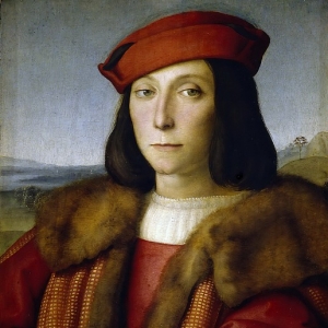 Рафаэль Санти - Портрет Франческо Мария делла Ровере (Портрет юноши с яблоком)