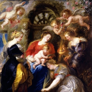 Рубенс Питер Пауль - Венчание святой Екатерины