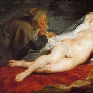 Рубенс Питер Пауль - Отшельник и спящая Анжелика - 1626 - 1628