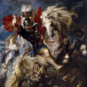 Рубенс Питер Пауль - Бой Святого Георгия с драконом