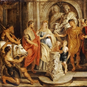 Рубенс Питер Пауль - Бракосочетание Константина с Фаустой и Лициния с Констанцией