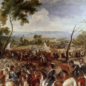 Рубенс Питер Пауль - Нерих IV в битве при Мартен-Энглиз (совместно с Питером Снайерсом)