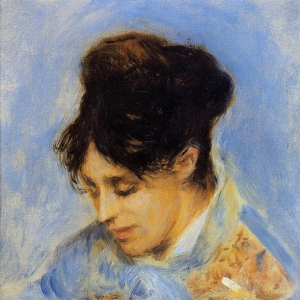 Ренуар Пьер Огюст - Портрет мадам Клод Моне - 1872