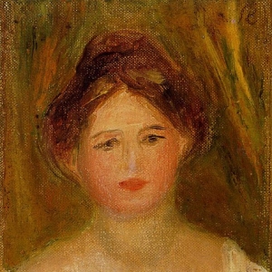 Ренуар Пьер Огюст - Портрет женщины с пучком на голове
