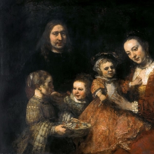 Рембрандт Харменс ван Рейн - Семейный портрет