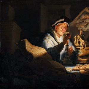 Рембрандт Харменс ван Рейн - Притча о богаче