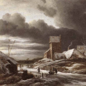 Якоб Исаакс ван Рёйсдал - Зимний пейзаж