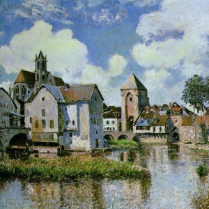 Альфред Сислей - Морэ-сюр-Луэн, 1891