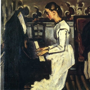 Поль Сезанн - Девушка за пианино (увертюра к -Тангейзеру-)