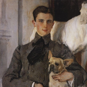 Серов Валентин Александрович - Портрет графа Ф. Ф. Сумарокова- Эльстон, впоследствии князя Юсупова, с собакой. 1903