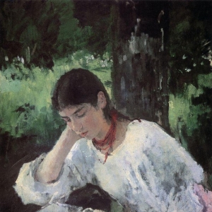 Серов Валентин Александрович - Портрет А. Я. Симонович. 1889