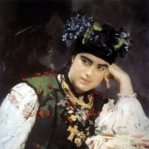 Серов Валентин Александрович - Портрет С. М. Драгомировой. 1889