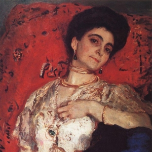 Серов Валентин Александрович - Портрет М. Н. Акимовой. 1908