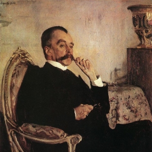 Серов Валентин Александрович - Портрет кн. В. Н. Голицына. 1906