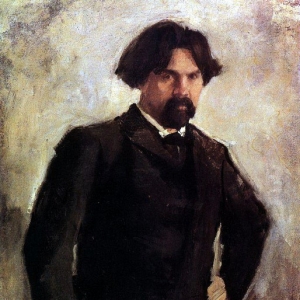 Серов Валентин Александрович - Портрет художника В. И. Сурикова. Конец 1890-х