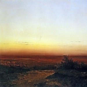 Саврасов Алексей Кондратьевич - Рассвет в степи. 1852