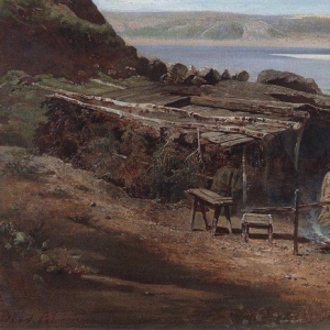 Саврасов Алексей Кондратьевич - Рыбаки на Волге. 1872