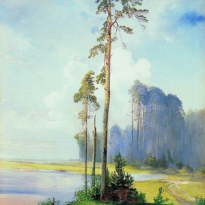 Саврасов Алексей Кондратьевич - Летний пейзаж. Сосны. 1880-е