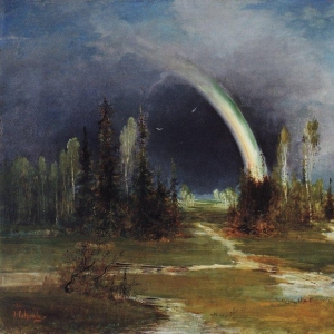Саврасов Алексей Кондратьевич - Пейзаж с радугой. 1881