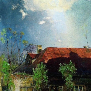 Саврасов Алексей Кондратьевич - Домик в провинции. Весна. 1878