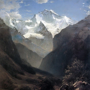 Саврасов Алексей Кондратьевич - Вид в Швейцарских Альпах (Гора Малый Рухен). 1862