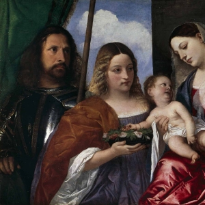 Мадонна с младенцем и святыми Дороти и Георгием