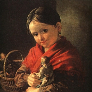 Девочка с куклой. 1841