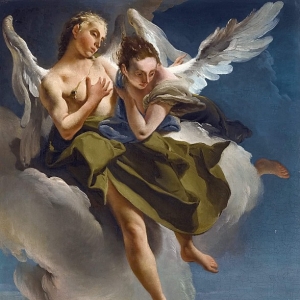 Джованни Баттиста Тьеполо - Два ангела в полете