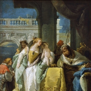 Джованни Баттиста Тьеполо - Моисей попирает корону фараона