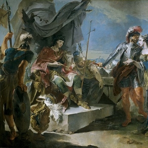 Джованни Баттиста Тьеполо - Королева Зенобия перед императором Аврелианом