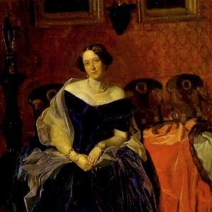 Портрет Александры Петровны Жданович. 1846-1847