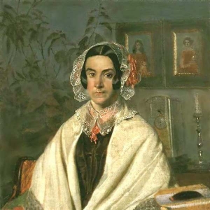 Портрет Ольги Петровны Жданович, урожденной Чернышевой. 1845-47