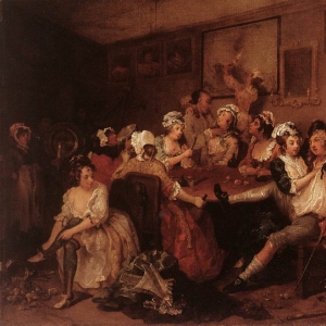 Хогарт Уильям - В таверне, 1733-34
