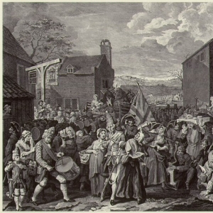 Хогарт Уильям - Марш к Финчли, 1750