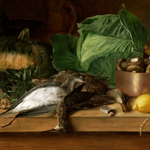 Хруцкий Иван - Битая дичь, овощи и грибы, 1854
