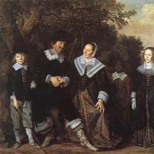 Франс Хальс - Семья на природе, 1648