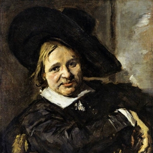 Франс Хальс - Портрет мужчины в широкополой шляпе, 1660-66