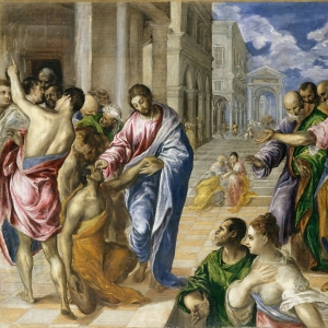 Эль Греко - Чудо исцеления Христом слепого