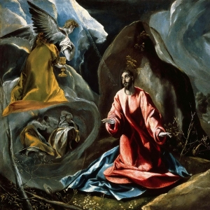 Эль Греко - Христос на Елеонской горе (Моление о чаше)