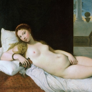 Жан Огюст Доминик Энгр - Лежащая Венера (копия Венеры Урбинской Тициана)