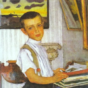 Портрет Бори Юона, сына художника