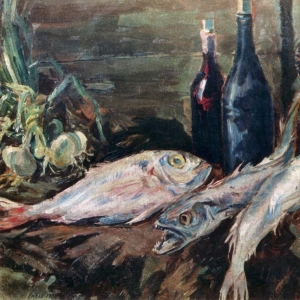 Натюрморт с рыбами. 1930
