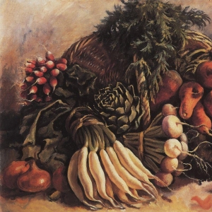 Натюрморт с овощами. 1936