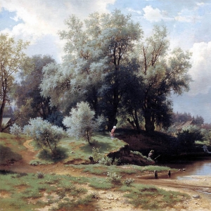 Каменев Лев. Пейзаж (1861)