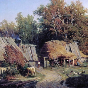 Васильев Федор. Деревня (1869)
