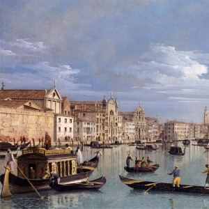 Белотто Бернардо. Венеция. Вид Санта-Кроче с Большого Канала (1740)